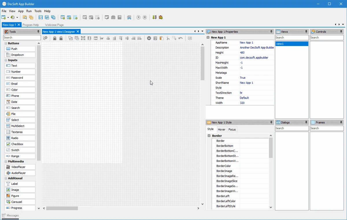 App Builder screenshot