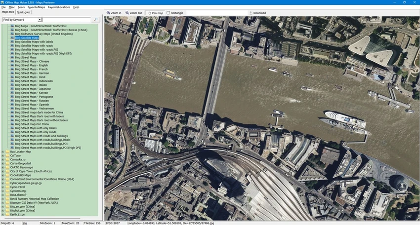 Offline Map Maker screenshot