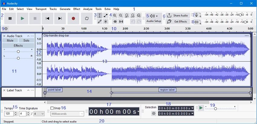 Audacity screenshot