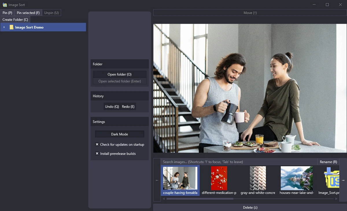 Image Sort screenshot