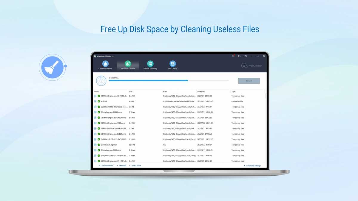 Wise Disk Cleaner screenshot