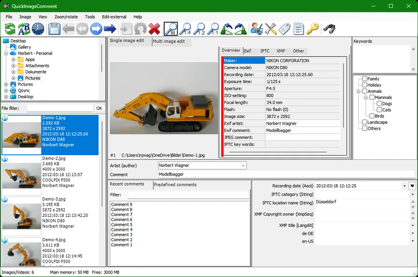 QuickImageComment screenshot