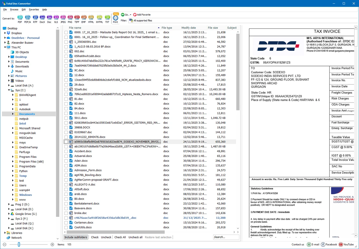 Coolutils Total Doc Converter screenshot