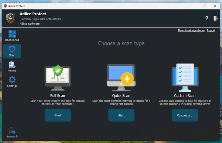 Adlice Protect screenshot