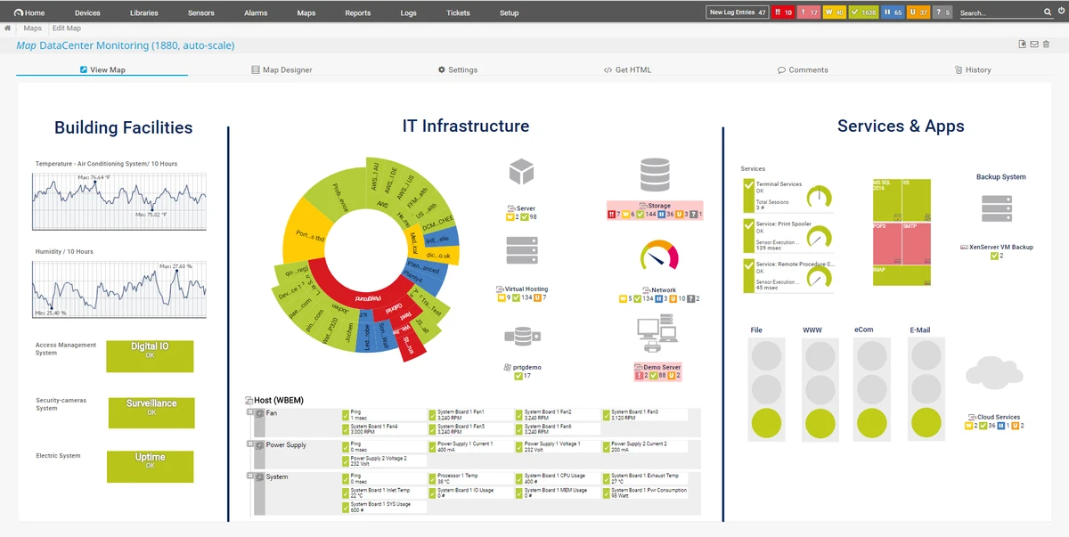 PRTG - Free Network Monitor screenshot
