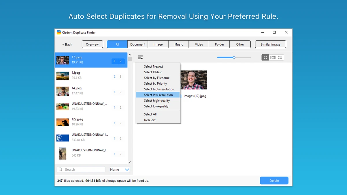 Cisdem Duplicate Finder screenshot