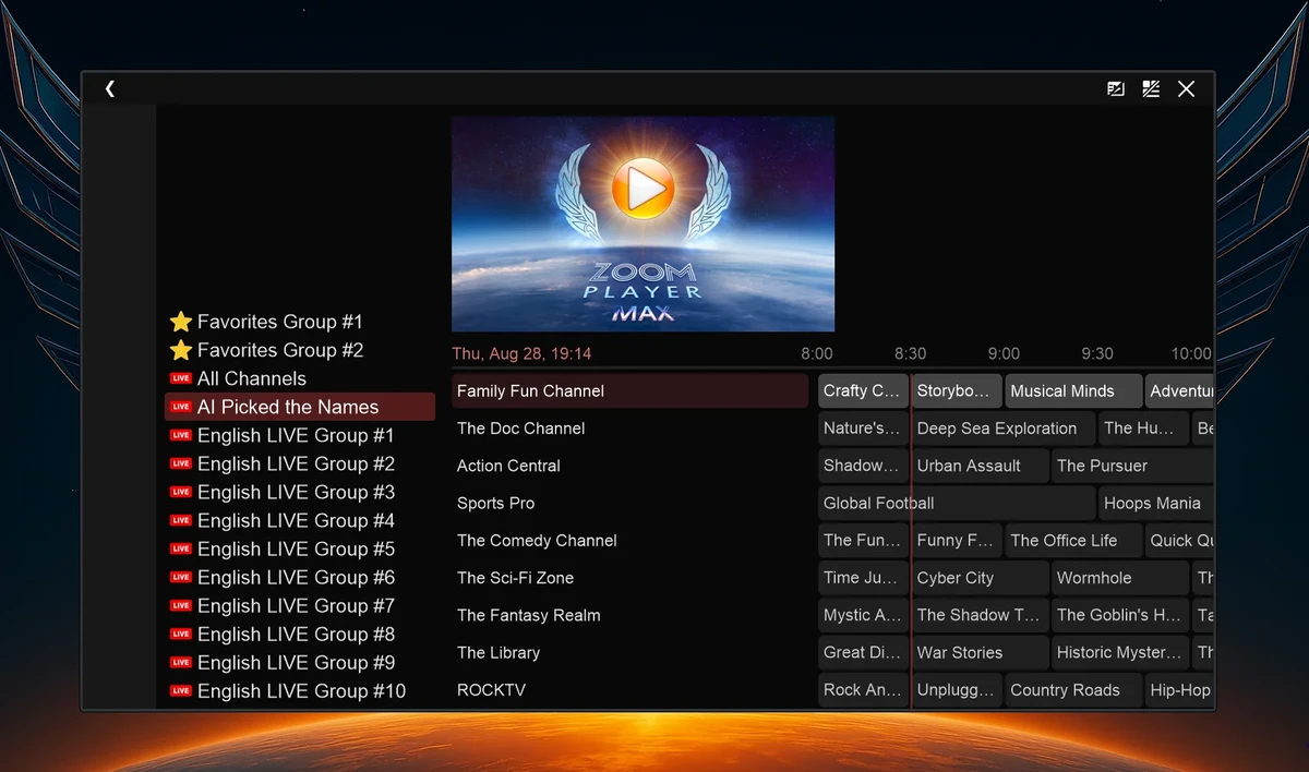 Zoom Player MAX screenshot