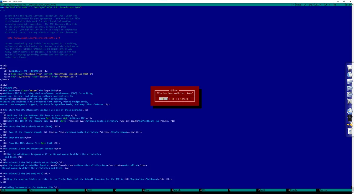 Far Manager screenshot