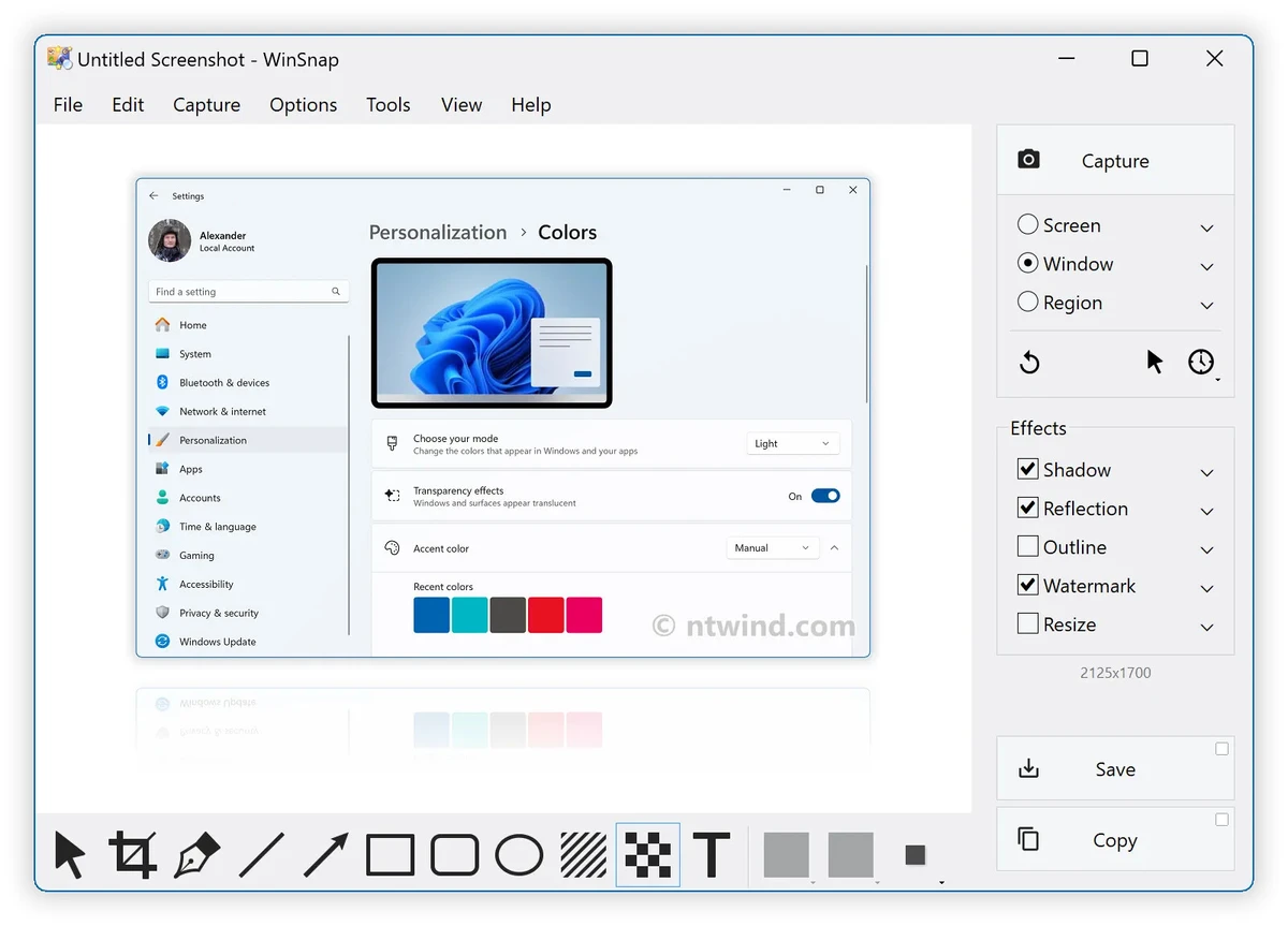 WinSnap screenshot