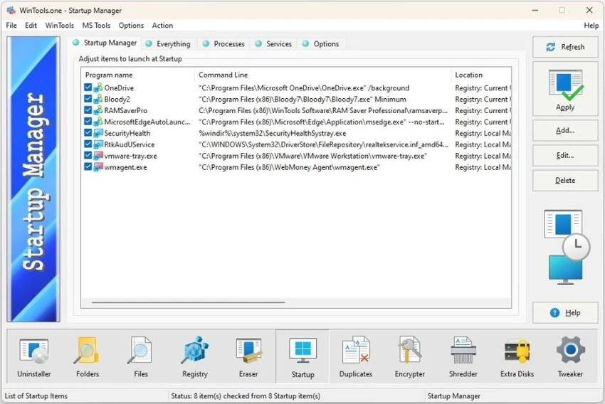 WinTools.one screenshot