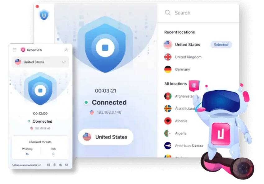 Urban VPN screenshot