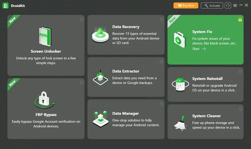DroidKit screenshot