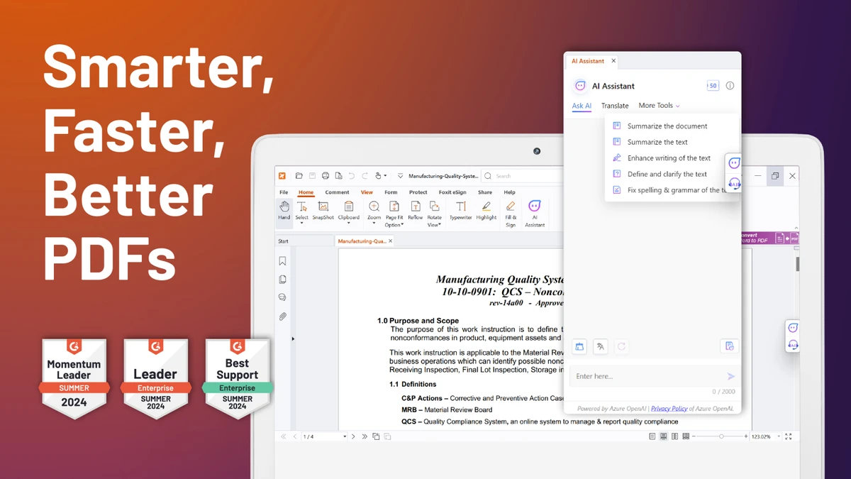 Foxit Reader screenshot