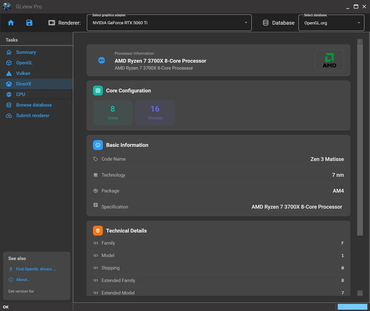 GLview screenshot