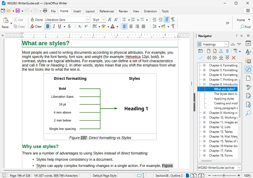 LibreOffice screenshot