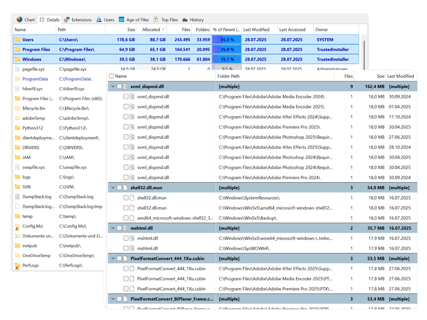 TreeSize screenshot