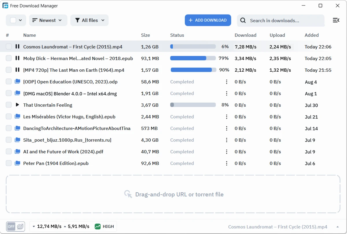 Free Download Manager screenshot
