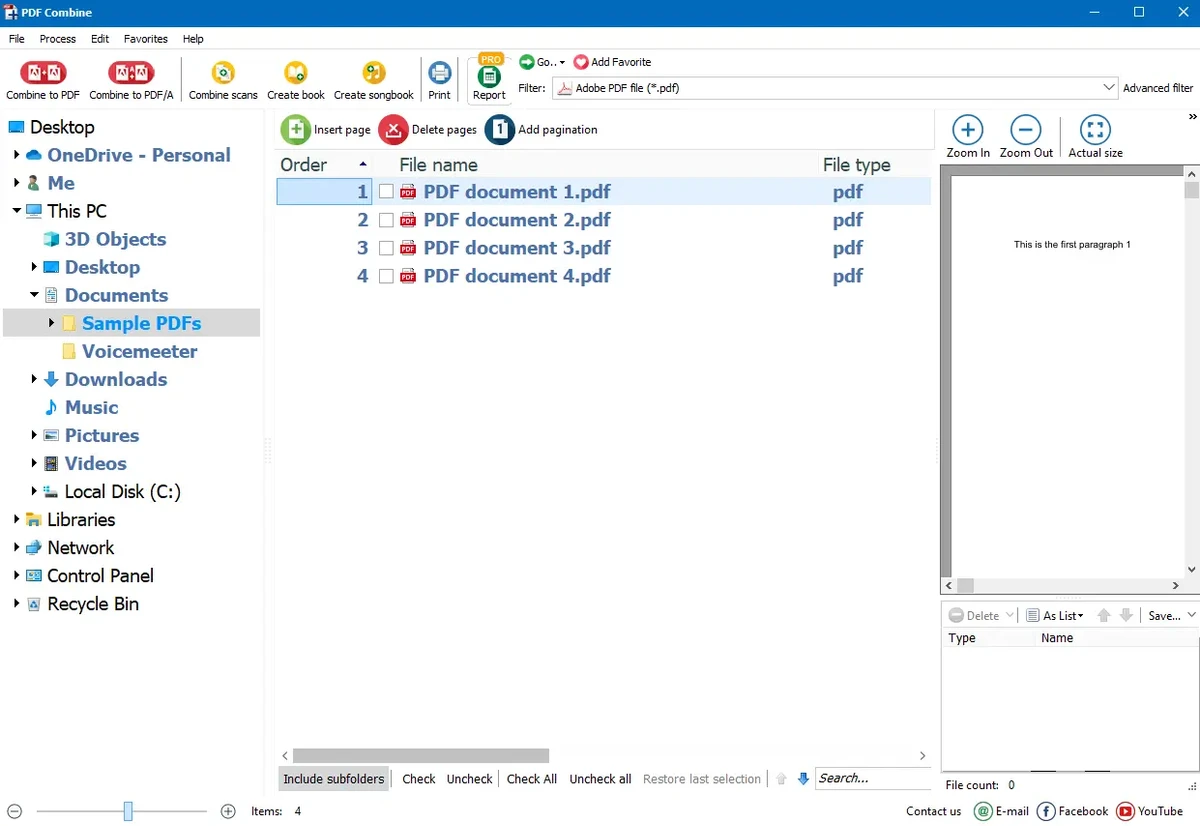 CoolUtils PDF Combine screenshot
