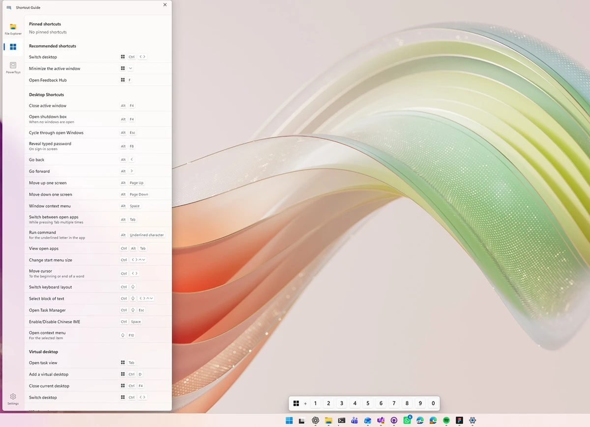 Microsoft PowerToys screenshot