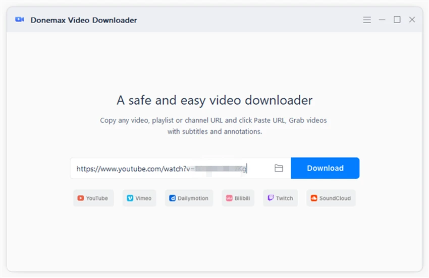 Donemax Video Downloader screenshot