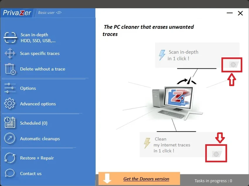 PrivaZer screenshot