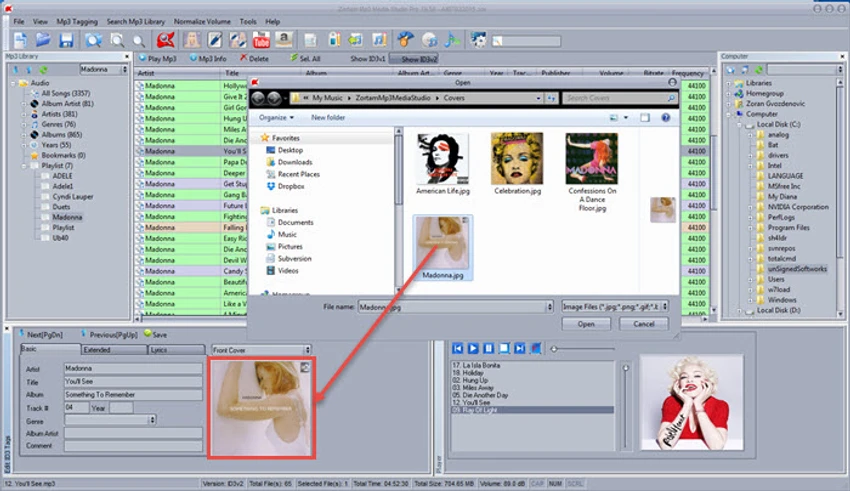 Zortam Mp3 Media Studio screenshot