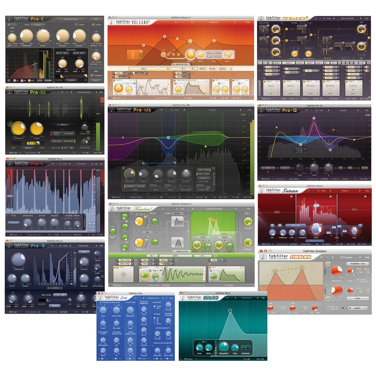 FabFilter Total bundle screenshot