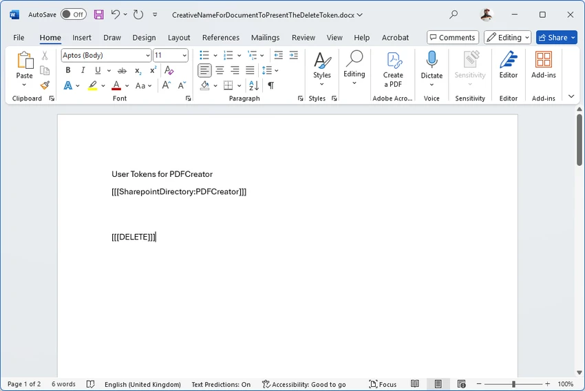 PDFCreator screenshot