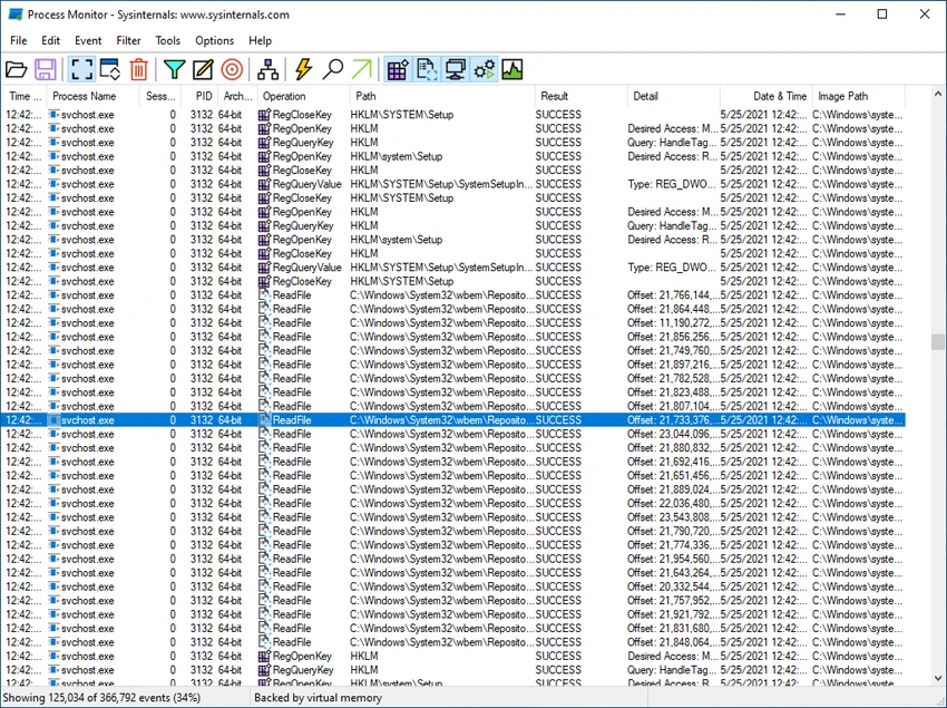 Process Monitor screenshot
