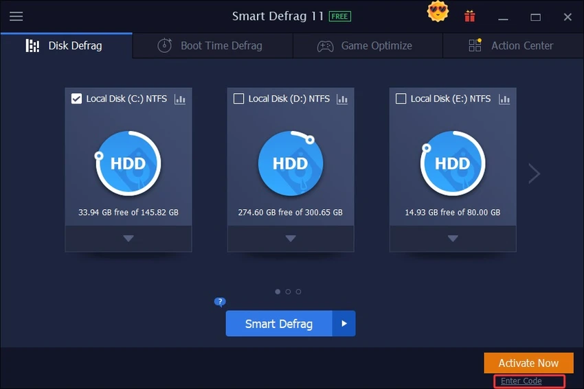 Smart Defrag screenshot