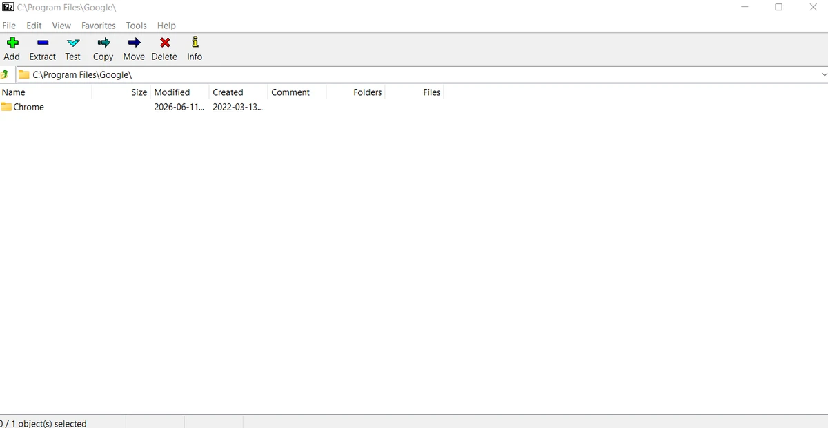 7-Zip screenshot