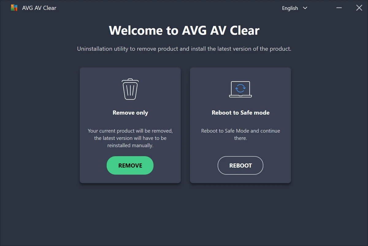 AVG Clear screenshot