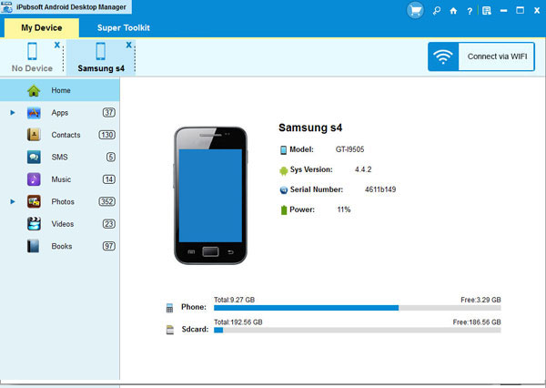 iPubsoft Android Desktop Manager screenshot