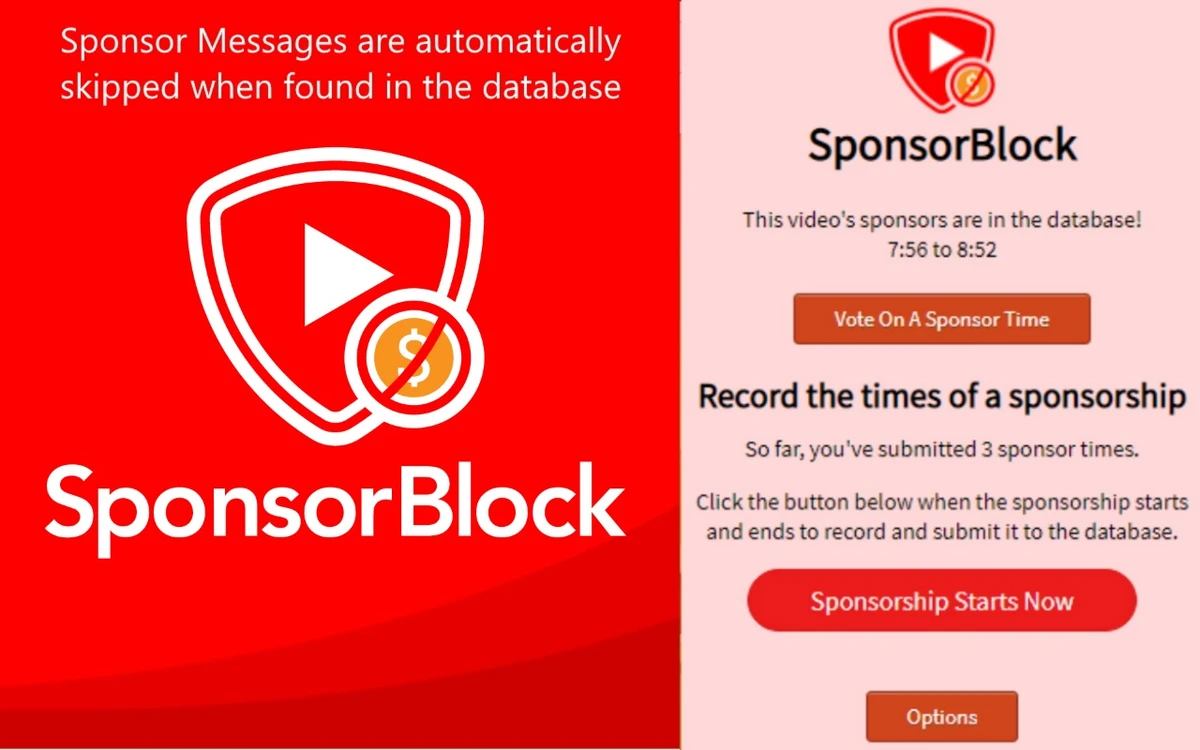 SponsorBlock screenshot