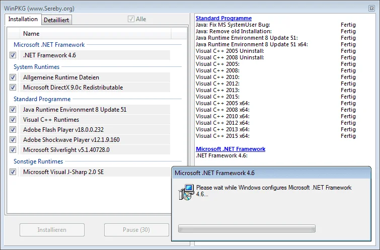 All in One Runtimes screenshot