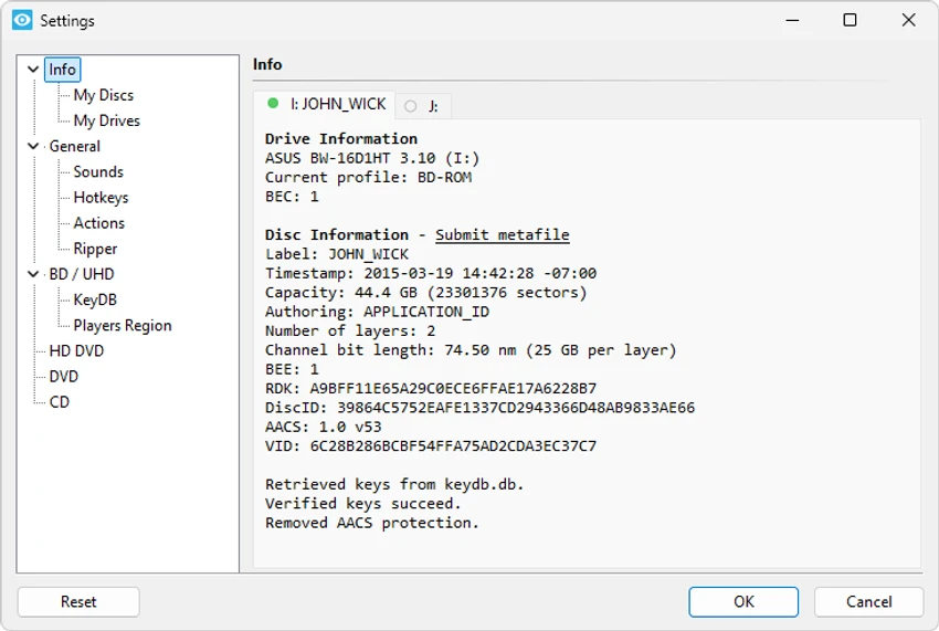 Xreveal screenshot