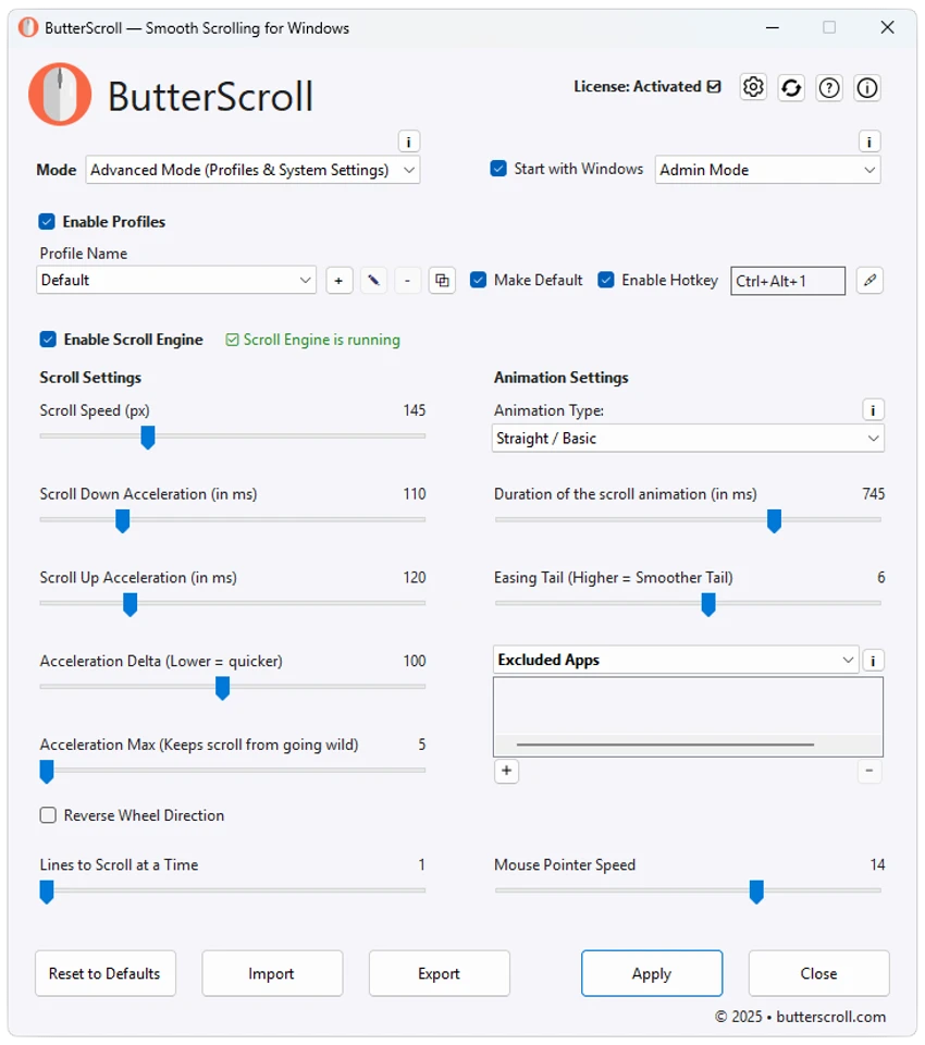 ButterScroll screenshot