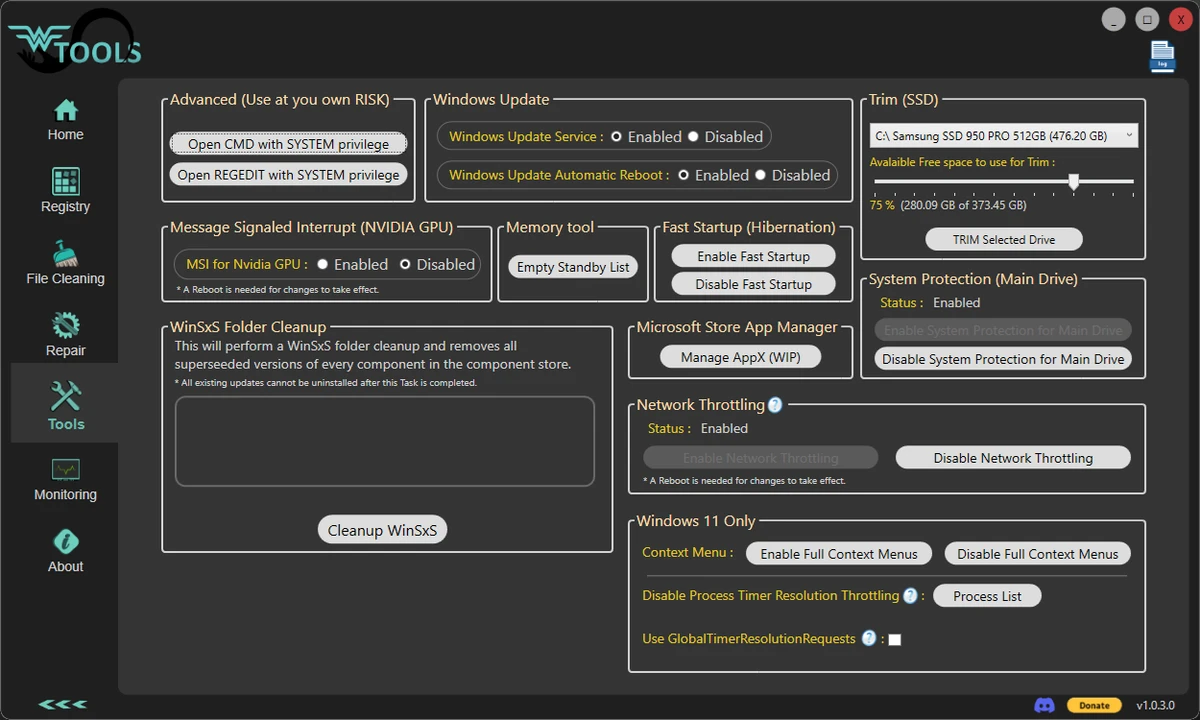 Wagnardsoft Tools screenshot