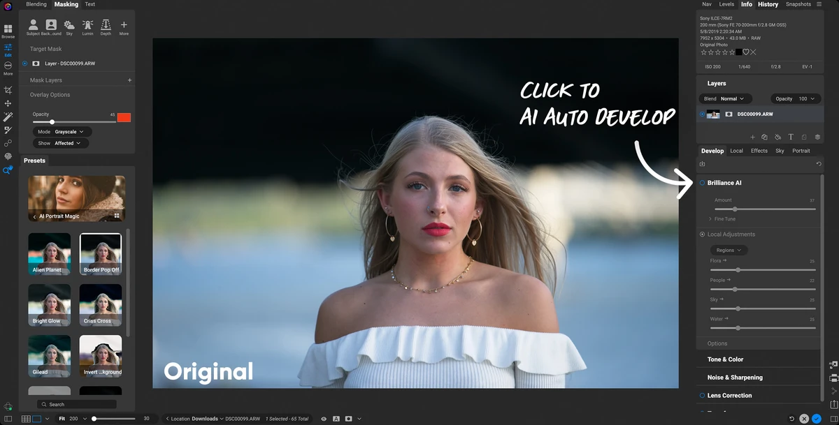 ON1 Photo RAW screenshot