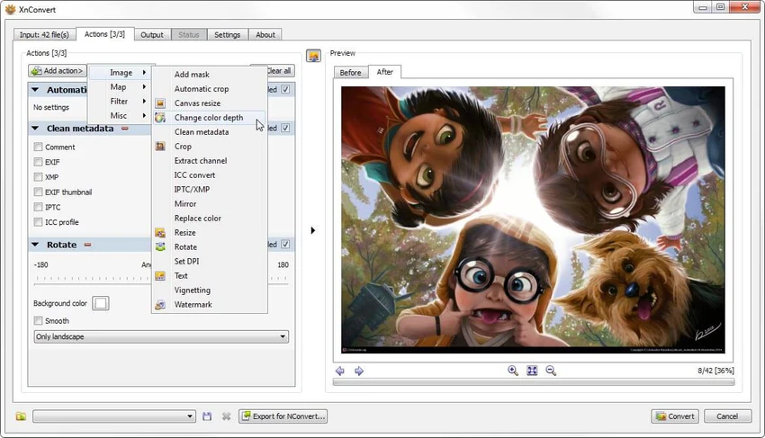 XnConvert screenshot