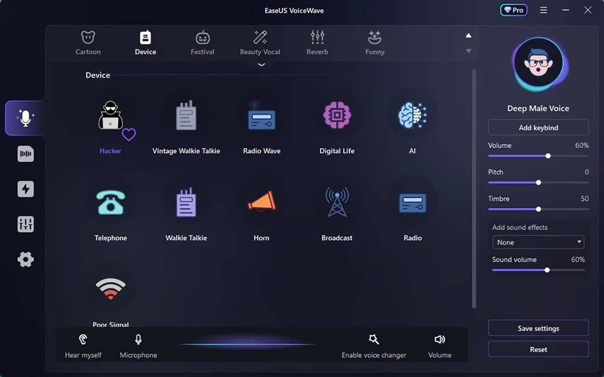 EaseUS VoiceWave screenshot
