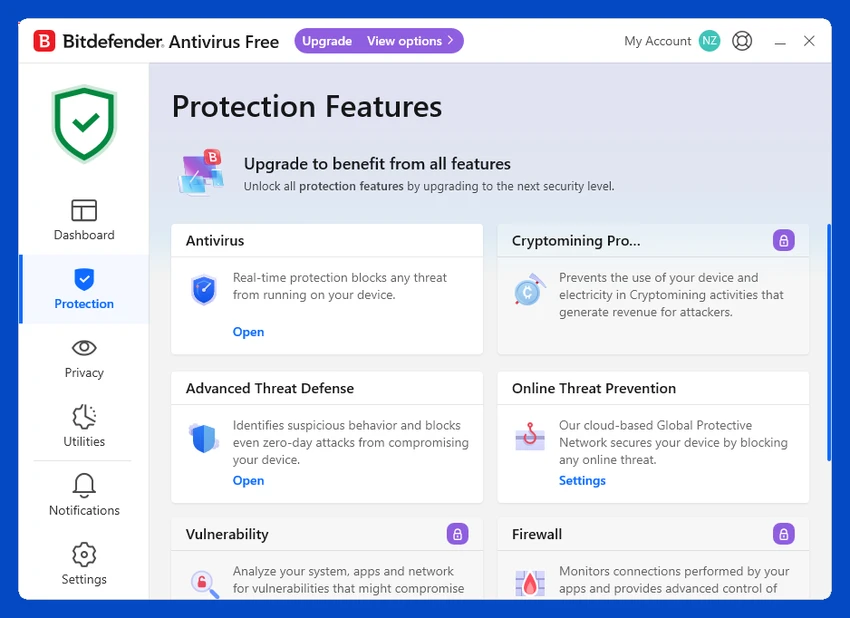 BitDefender Antivirus Free Edition screenshot