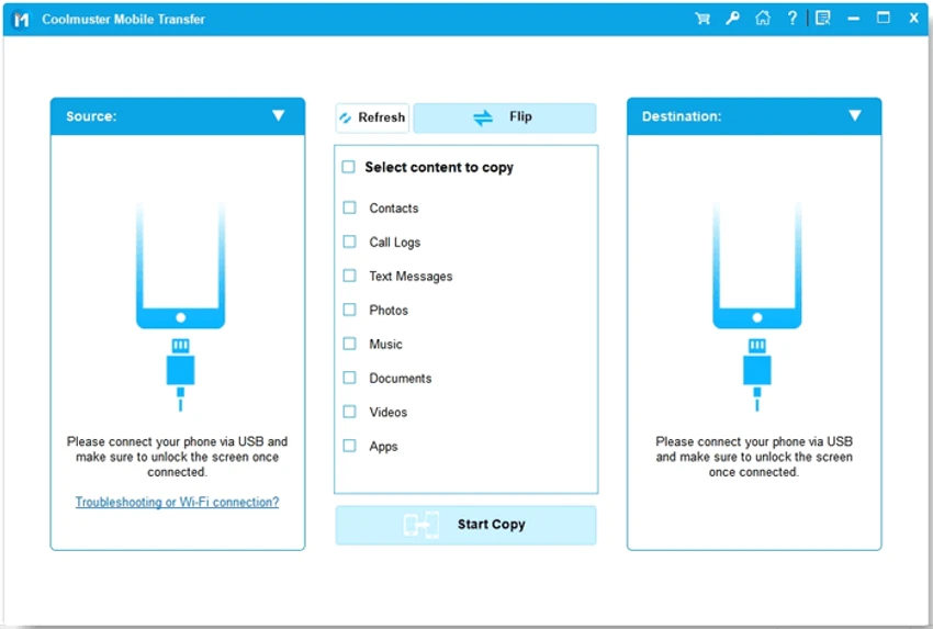 Coolmuster Mobile Transfer screenshot