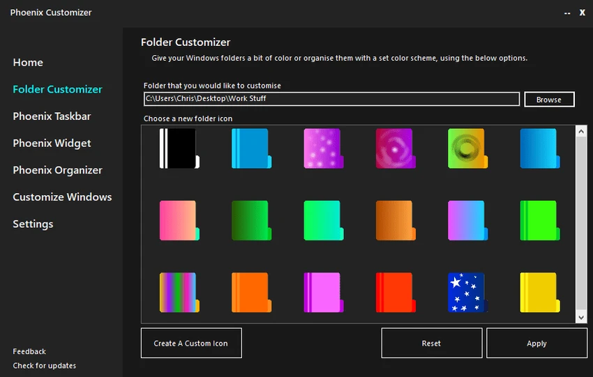 Phoenix Customizer screenshot