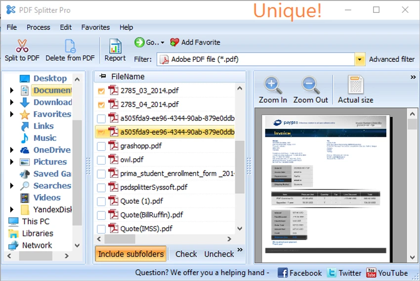 Coolutils PDF Splitter Pro screenshot