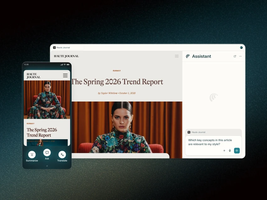 Comet Browser screenshot