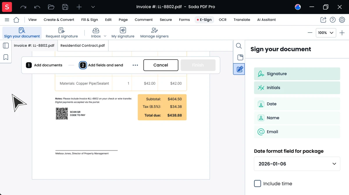 Soda PDF screenshot