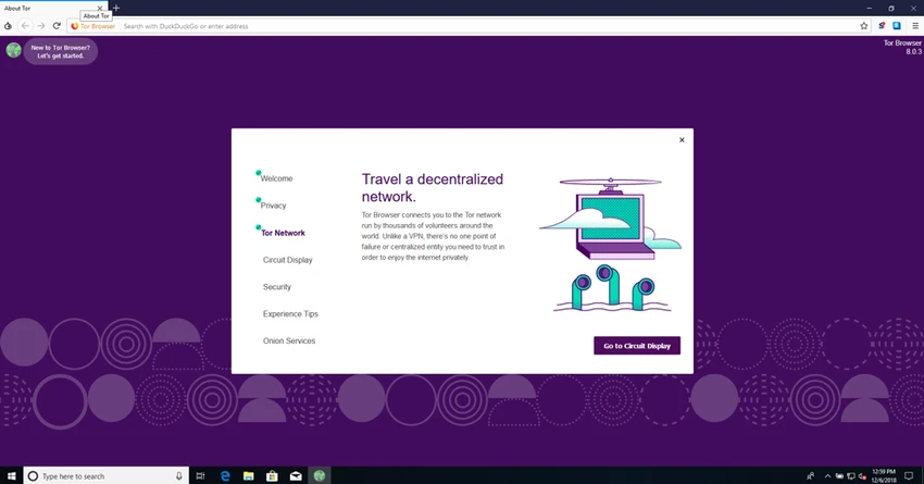 Tor Browser screenshot