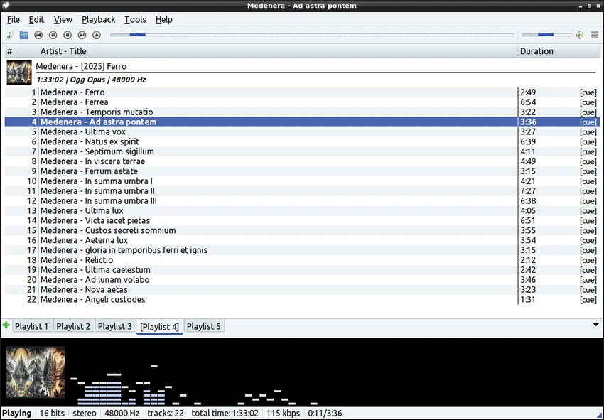 Qmmp screenshot