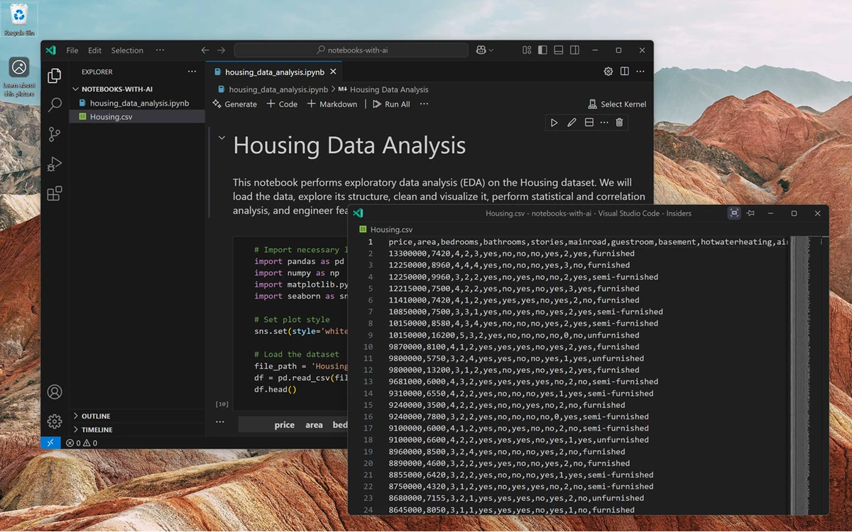Visual Studio Code screenshot